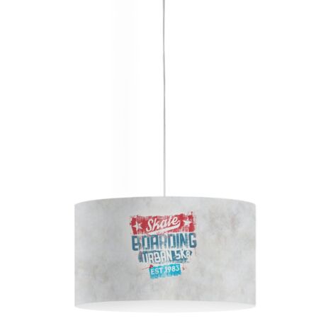 Lampadario Moderno Decolight Polilux ® Grafica Urban 1 Luce E27