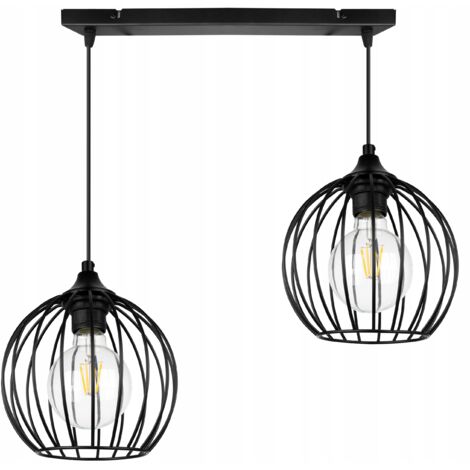 LAMPADARIO MODERNO EDISON SOPRA IL TAVOLO
