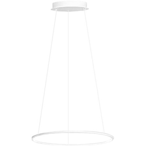Lampadario moderno gea led erika sp led alluminio silicone lampada sospensione