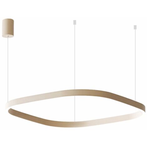 Lampadario moderno gea luce criseide s1g fcrsbe9q led biemissione alluminio