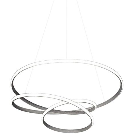 Lampadario moderno gea luce diva sg t led alluminio lampade soffitto