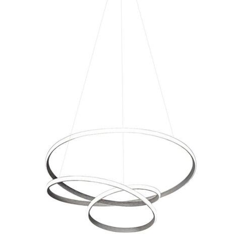 Lampadario moderno gea luce diva sp t led alluminio sospensione