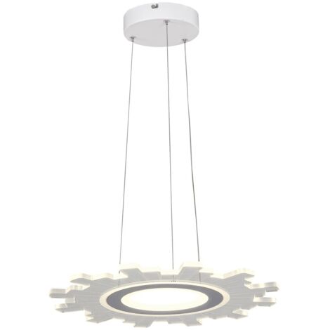 Lampadario moderno LED 30W bianco Ø45 Rabalux Felicity