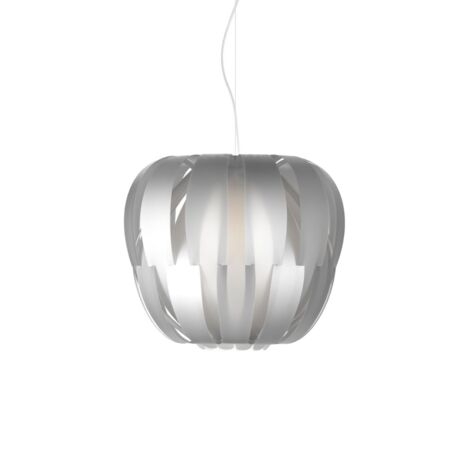 Lampadario Moderno Queen Polilux ® Argento E Metallo Cromo 3 Luci E27