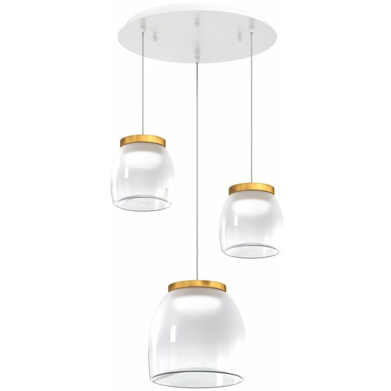Lampadario moderno top light drum 1192 bi s3 tmix