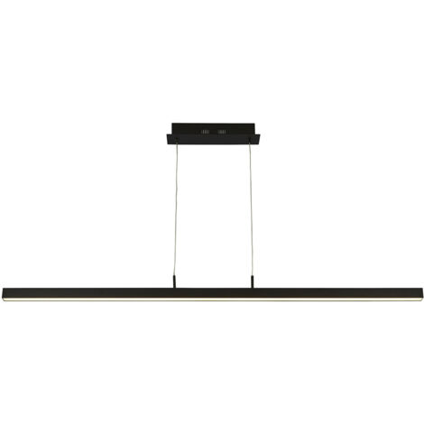 Lampadario Moderno Tribeca Acciaio Bianco Policarbonato Nero Led 17W Cct