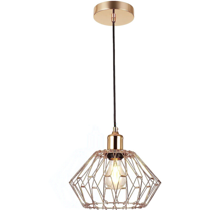 Leclubled - Lampadario Multiforme Oro E27 Diametro...