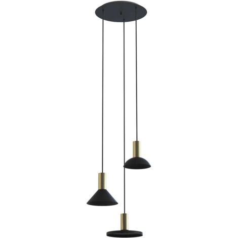 Lampadario Nowodvorski Hermanos 8030 3 luci Ø40cm ottone