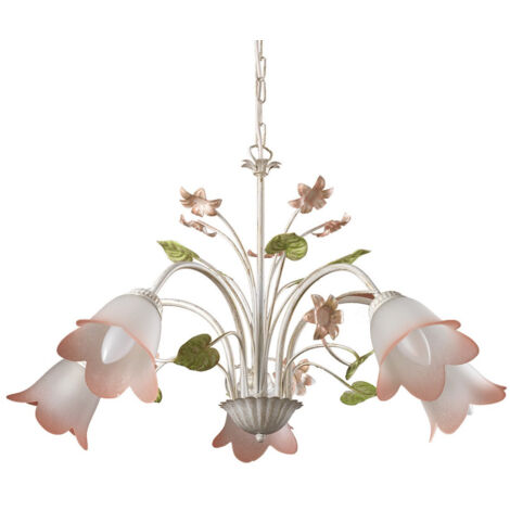 ONLI LIGHTING lampadario onli "botton d'oro" 5 luci, e27