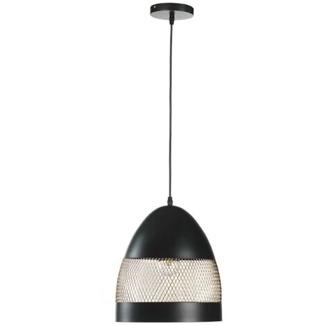 lampadario onli "polly" nera, e27