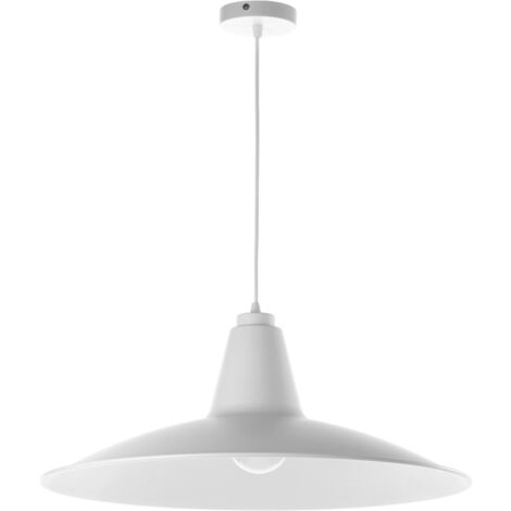 lampadario onli "sombrero" bianco diametro 65 cm, e27