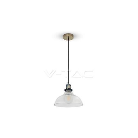 Lampadario per Esterno VT-7210 Transparent Glass V-Tac 3730