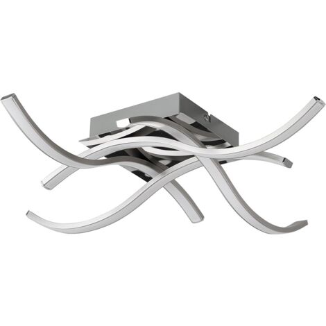 Lampadario Plafoniera 15W Luce Bianco Caldo 3000K 1200lm Design Moderno Metallo