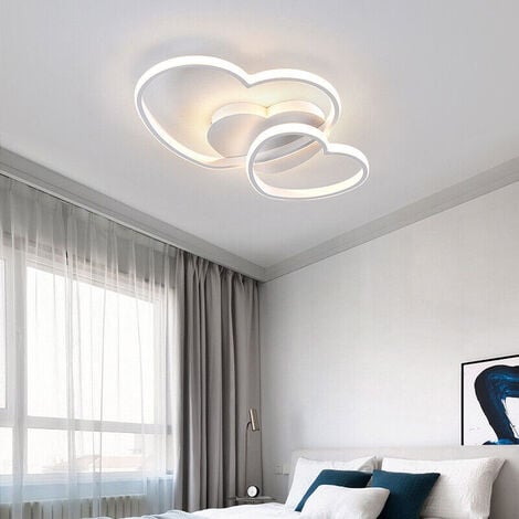 UNIVERSO BY PARTENOPEA Lampadario Plafoniera Illuminazione a Led Moderno 33W Luce Soffitto Forma Cuori luce naturale 4000K