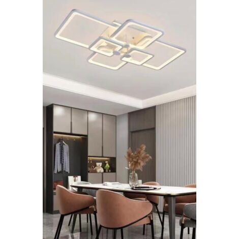 Lampadario Plafoniera Illuminazione a Led Stile Moderno da 70W Luce Per SoffittoColore Luce Calda 3000k
