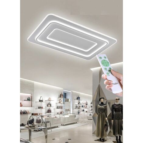 Lampadario Plafoniera Illuminazione Led Moderno Luce con telecomando Dimmerabile 123W 9840 lumen