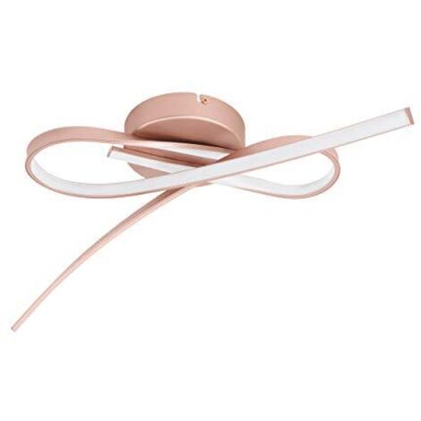 Lampadario Plafoniera Led Lampada Oro Rosa Interno Soffitto Palozza Plafone Eglo