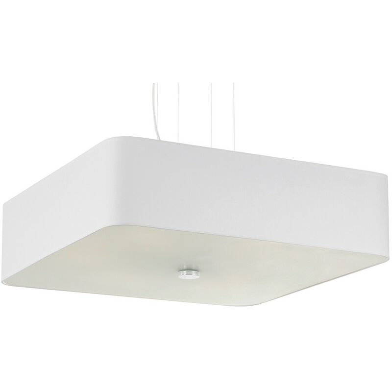 

Sollux Lighting - Lampadario quadrato bianco 55cm E27 Lámpara colgante cuadrada Blanca 55cm E27