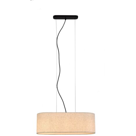Lampadario scandinavo Narmin beige tessuto 3xE27 Rabalux