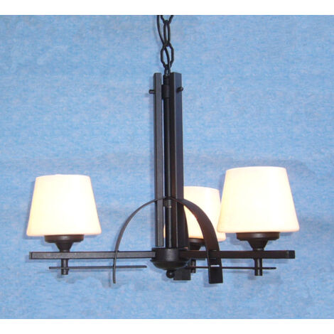 LAMPADARIO SOSPENSIONE APPLIQUE LAMPADA STYLE A 3 LUCI DIAMETRO CM 60 - H.70 CM