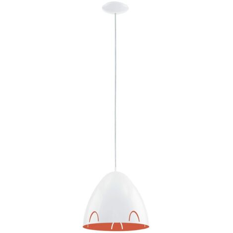LAMPADARIO SOSPENSIONE CUPOLA IN METALLO EGLO