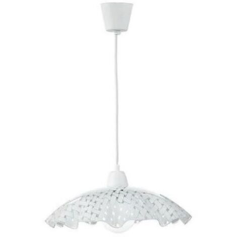 LAMPADARIO SOSPENSIONE IN VETRO DIAMETRO 42 CM 1XE27 CASHMERE FAN EUROPE