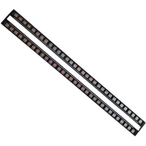 Lampadario Sospensione Led Bilaterale Luce Naturale Nero AST-115D 40W 4000K