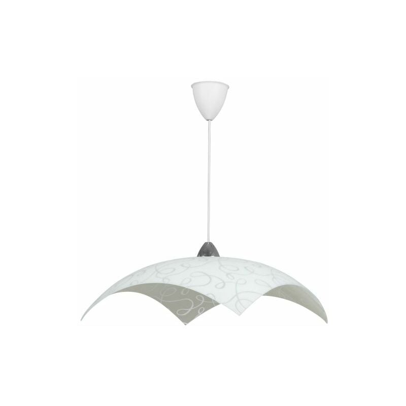 Lampada sosp. marilena 50 1XE27 vetro lastra