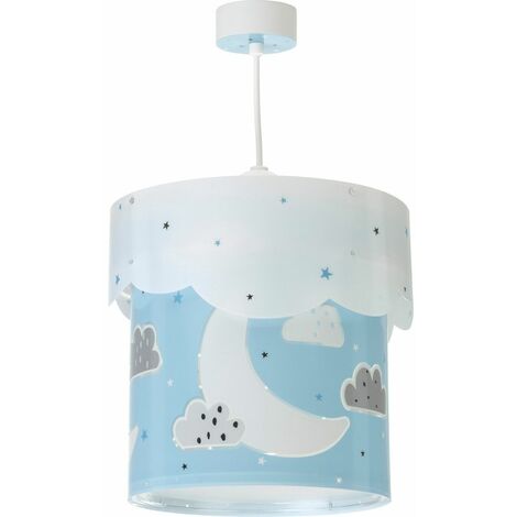 Lampadario sospensione Piccola Luna Azzurro