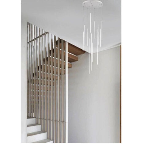 Lampadario Sospeso 105w Moderno Pendenti Led Bianco Luce 6500k 4000k 3000k Lp-45b