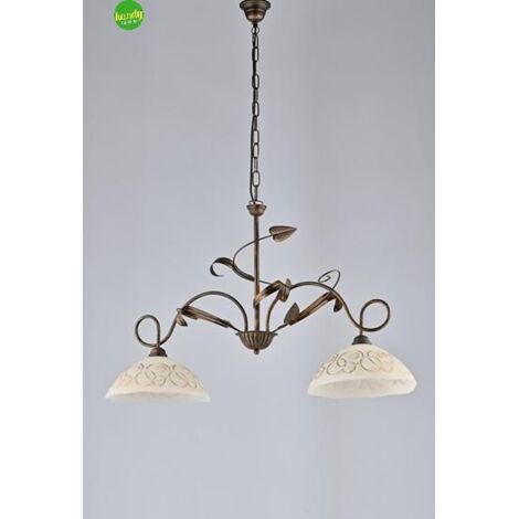 Lampadario Sospeso Bilancia Carmen De Martino 2 Luci