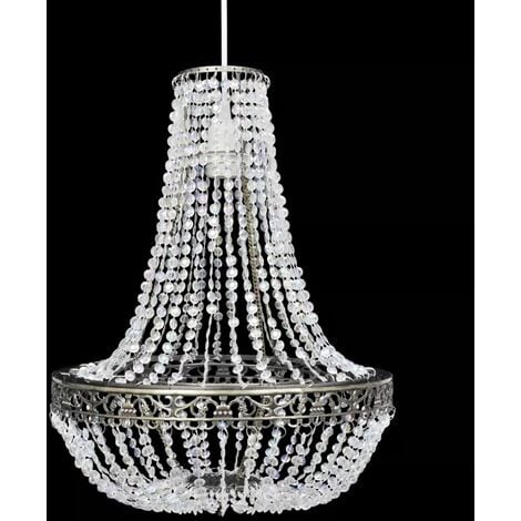 Lampadario Sospeso in Cristallo Design Classico Elegante E27 varie dimensioni dimensioni : 36.5 x 46 cm