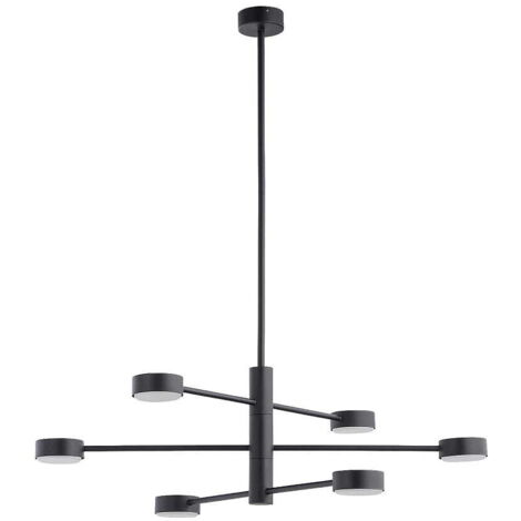 Lampadario sospeso Nowodvorski ORBIT nero metallo 6xGX53