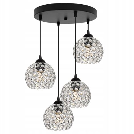 LAMPADARIO UNICO IN CRISTALLO CROMATO
