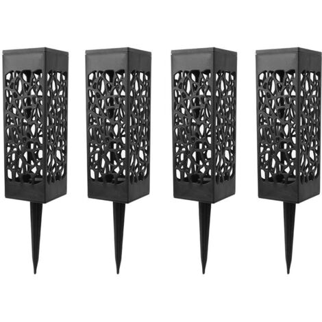 Lampade a punta a LED per esterni impermeabili a luce solare da prato per il percorso del cortile del giardino