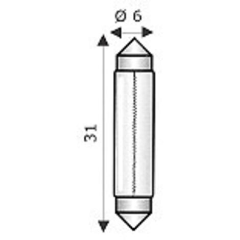 Lampade A Siluro Tra Sv 6.5X31 18V 3.00W ( WIMEX cod. 4102990 )