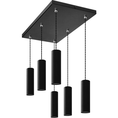 LAMPADE A SOSPENSIONE MODERNE LOFT ROLLER 6P 05/6PC