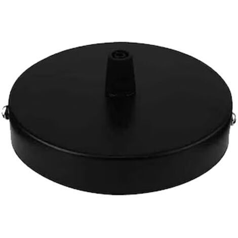 Lampade a sospensione, pannelli per soffitto, pannelli a bordo dritto, basi rotonde, telai 80 x 25 mm, accessori per illuminazione fai da te - nero (ingrosso)
