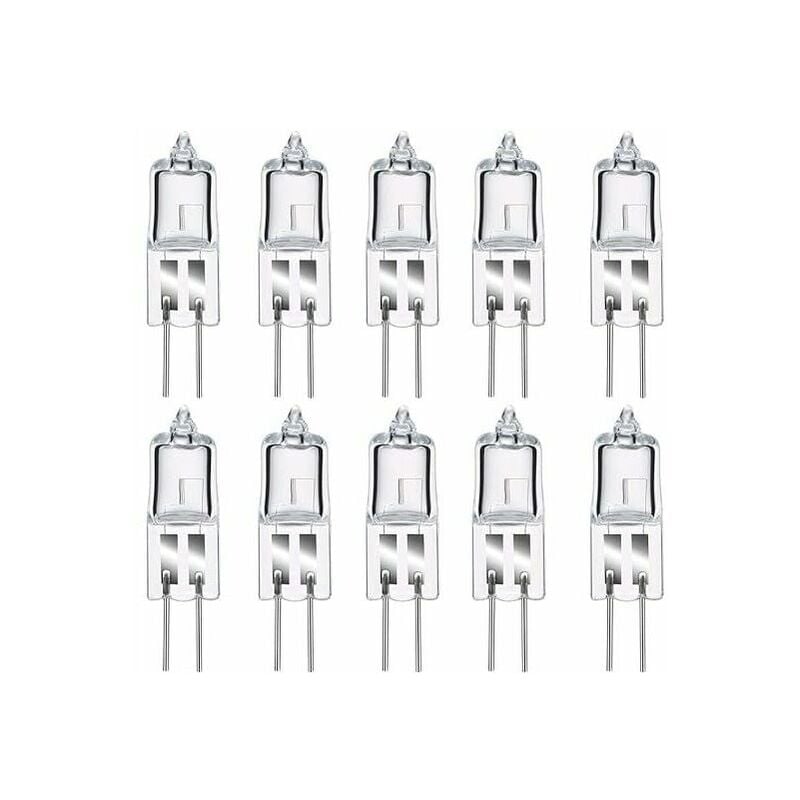 Image of Alovez - Lampade alogene G4, 12 v, 20 w, lampada alogena con attacco a perno G4, 2800 k, bianco caldo, dimmerabile, lampada a capsula trasparente G4,