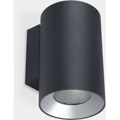 Lampade da parete IP66 Cosmos Single Emission ø144 LED 36 Bianco caldo - 3000K ON-OFF Grigio urbano 2890lm