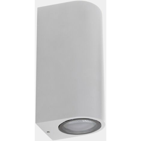 Lampade da parete IP66 Eko Double Emission GU10 8 Bianco