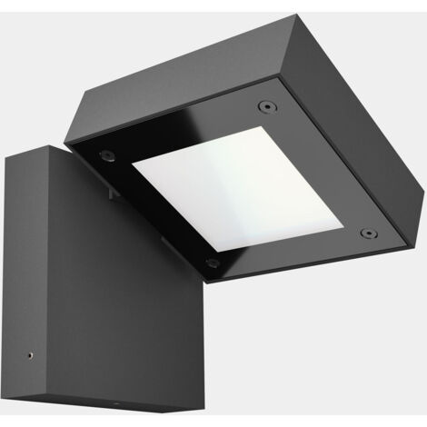 Lampade da parete IP66 Modis Opal Single LED 13.2 SW 2700-3200-4000K ON-OFF Grigio urbano 744lm