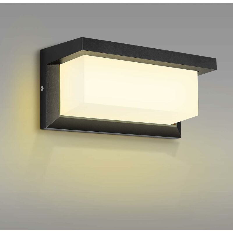 Image of Rhafayre - Lampade da parete per esterni, applique da parete per esterni 30W Lampada da parete per esterni in alluminio impermeabile IP65 per