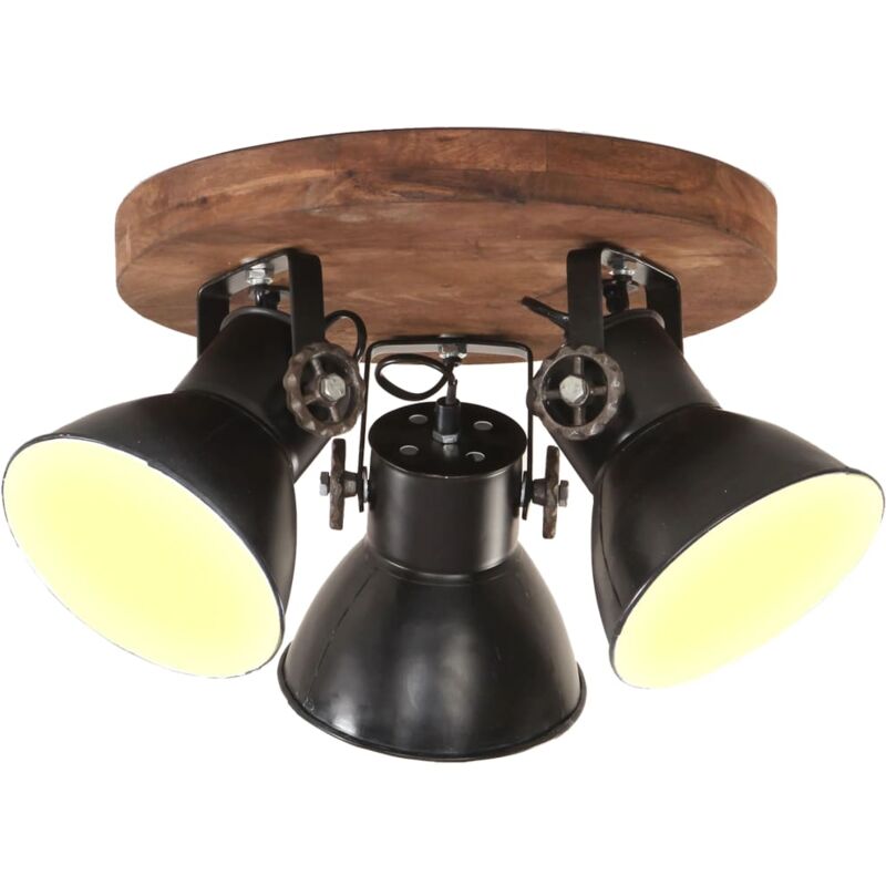 Lampada a Sospensione Industriale 25 w Nero 42x27 cm E27 Vidaxl
