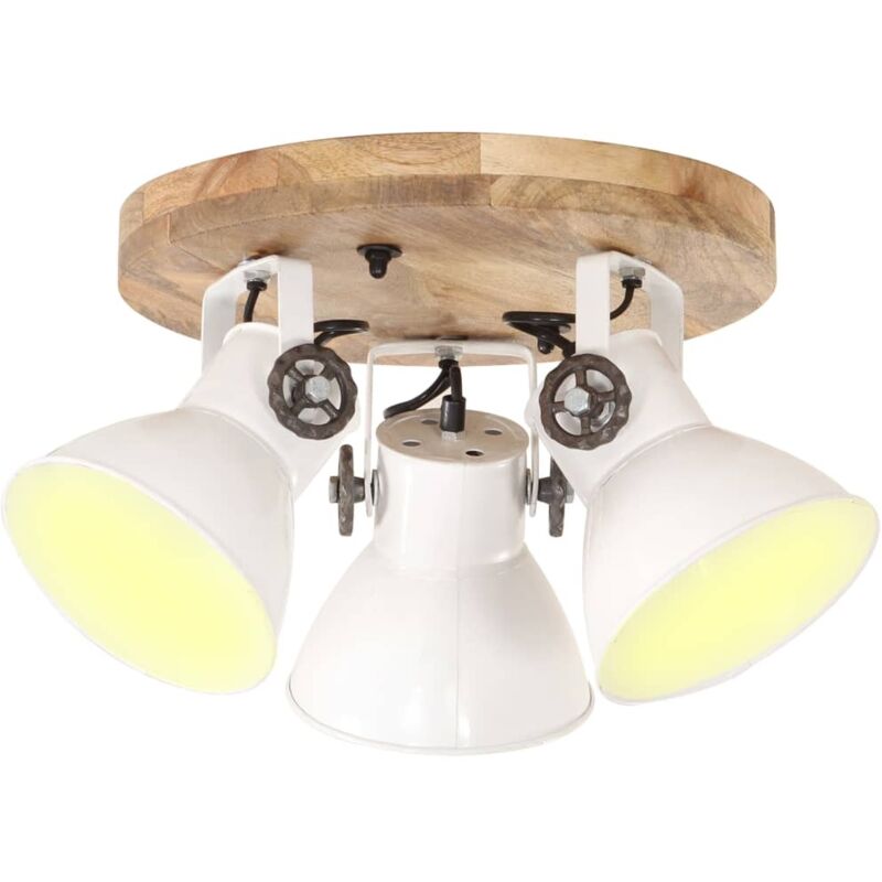 Lampada a Sospensione Industriale 25 W Bianca 42x27cm E27 vidaXL