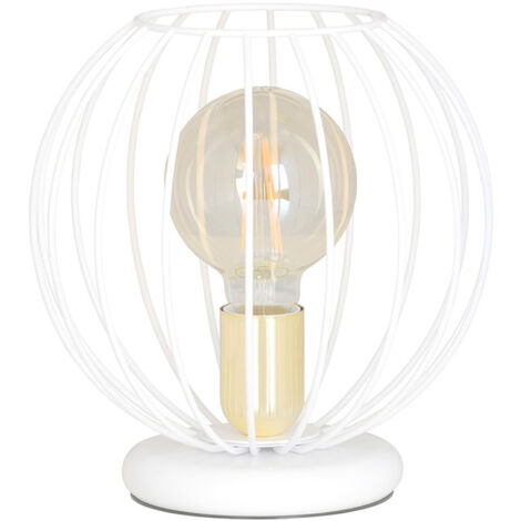 Lampade Da Scrivania Contemporaneo Omoikane Acciaio Bianco 1 Luce E27 Ip20