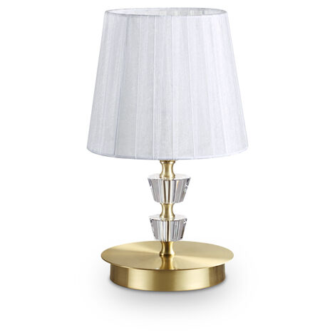 Lampade Da Scrivania - Ufficio Classica Pegaso Metallo Ottone 1 Luce E14 Small