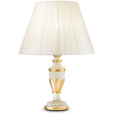 Lampade Da Scrivania - Ufficio Classico Firenze Metallo Bianco 1 Luce E14