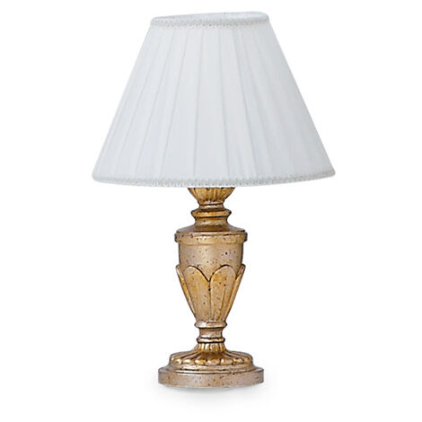 Lampade Da Scrivania - Ufficio Classico Firenze Metallo Oro 1 Luce E14