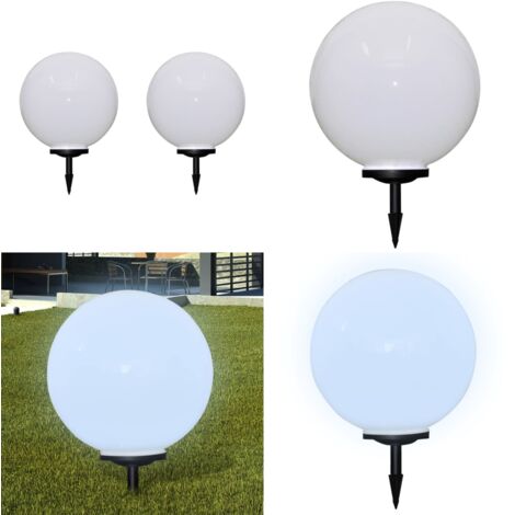 Lampade da Sentiero 2 pz LED 50 cm con Picchetto - Illuminazione notturna - Lampioncini LED
